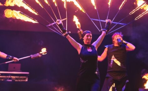 Koblenz | Feuershow zum Sander Mitarbeiterfest | 50 jährigem Jubiläum | 2024